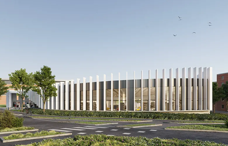 Construction de la nouvelle Médiathèque Albi rive droite –  Quartier Cantepau